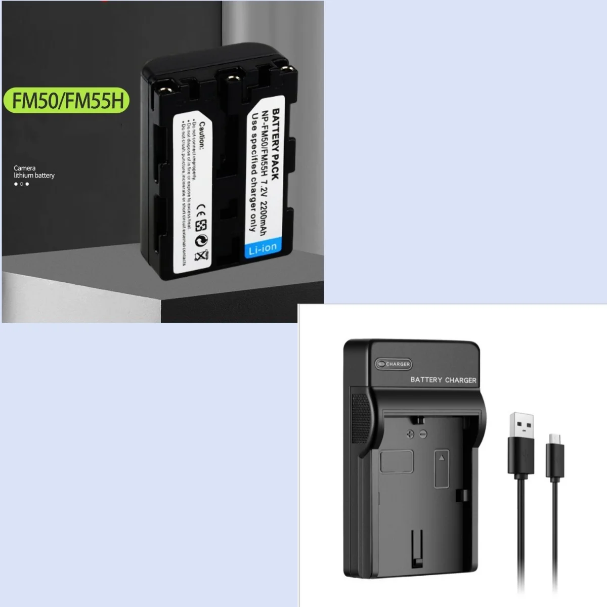Batteria NP FM50 NP-FM50 per Sony DCR-PC101 Serie Batteria NP FM50 NP-FM50 per Sony DCR-PC101 Serie