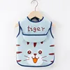 2PCS/1PCS Eating Feeding Smock Baby Toddler Apron Bibs Waterproof Adjustable Size Girls Boys Newborn Stuff 1-4 Years 2