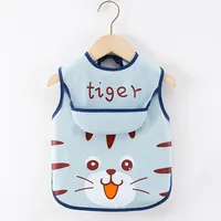 2PCS/1PCS Eating Feeding Smock Baby Toddler Apron Bibs Waterproof Adjustable Size Girls Boys Newborn Stuff 1-4 Years 2