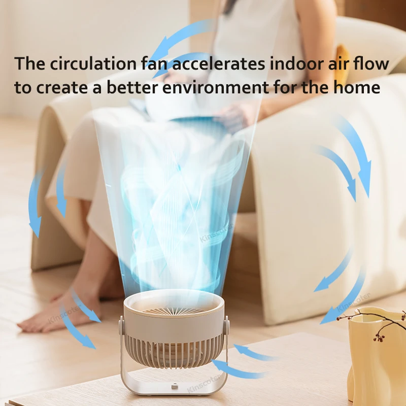 مروحة كهربائية لاسلكية محمولة ، جهاز دوران هواء ،...