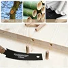 1PC Black Small Hand Saw 6 Inch Japanese Pull Saw with Double Edges 15/17 TPI Flush Cut Saw for Woodworking DIY Projects 6