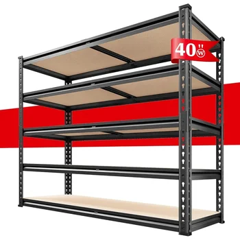 5-Tier Industrial Heavy Duty Metal Shelves 1