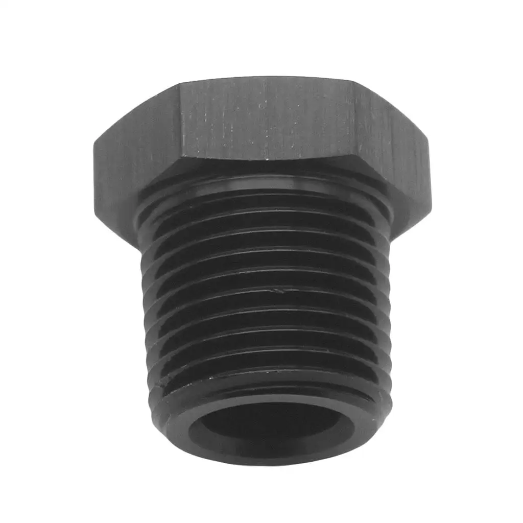 

Aluminum Anodized 3/8" NPT to 1/8" NPT Male to Female Straight Adapter Black