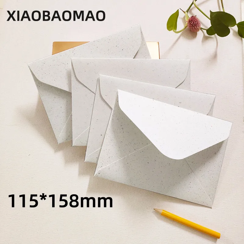 

20pcs 115mm * 158mm White Envelope Gold Dot Silver Dot Glitter Creative Envelope A6 Cards Blank envelopes
