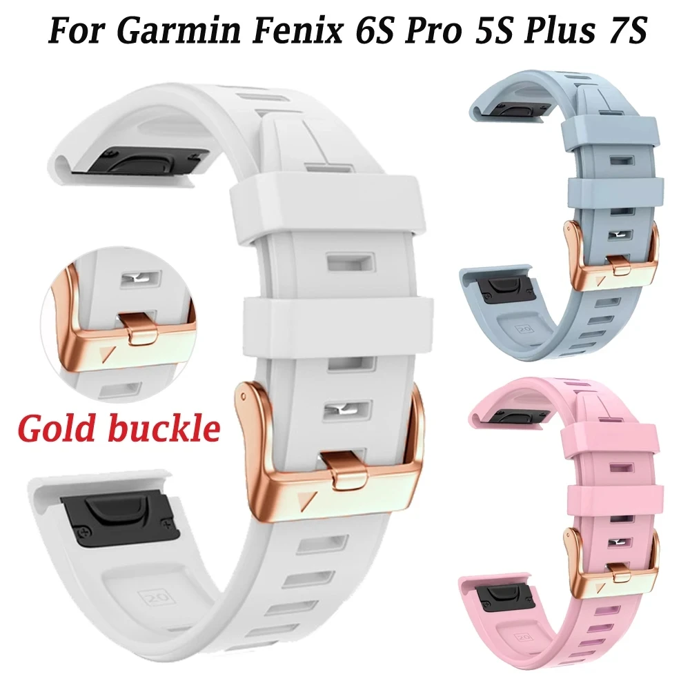 Premium 20mm Silicone Sport Watch Band Strap - Quickfit Design, Durable and Comfortable Bracelet for Active Lifestyles