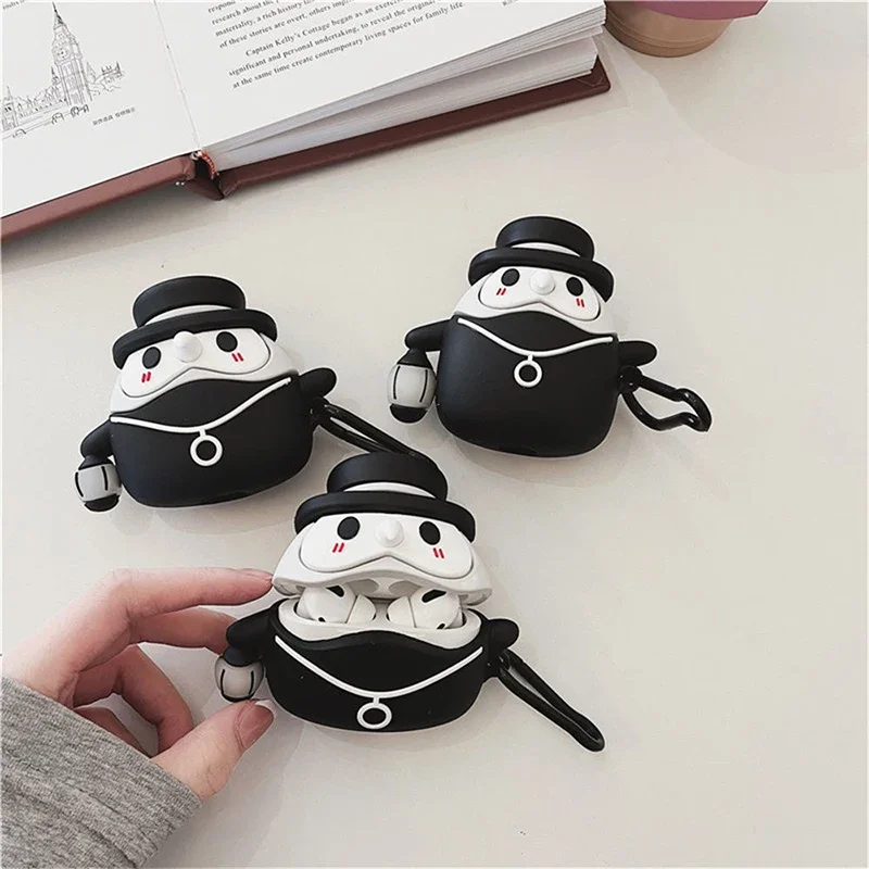 3D Милые Мультяшные наушники Doctor Schnabel для Airpods 1 2 3 Pro Силиконовый противоударный чехол для Airpods pro 2 зарядное устройство
