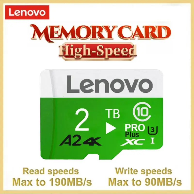Scheda Sd Micro Tf Ad Alta Velocità Lenovo Scheda Di Memoria Sd Originale Da 2Tb Scheda Flash Di Memoria Sd Micro Tf Da 1Tb Per Telefono/Computer/Foto