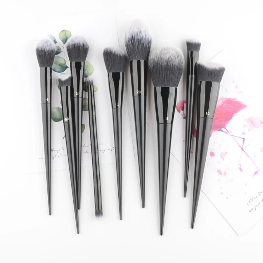 Foundation Powder Blusher Shadow Buffing Makeup Brushes Eyeshadow Concealer Contour Highlighter 11/2pcs/set