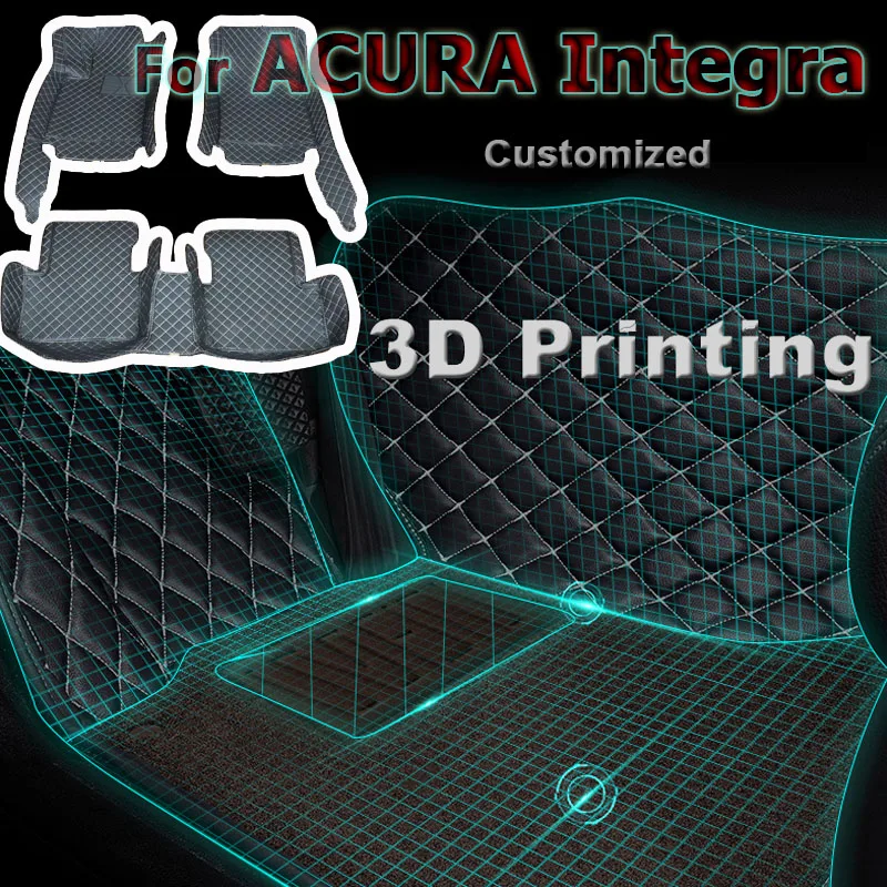 

Car Floor Mat ＆ Car Trunk mat for ACURA Integra 1995-2001 years Custom Floor mats Auto foot pads Car Accessories