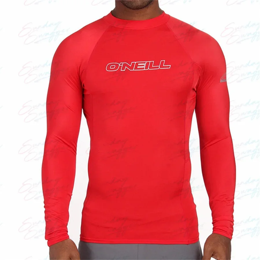 Rash Guard Men's Surfing T-shirt Long Sleeved Swimming Top