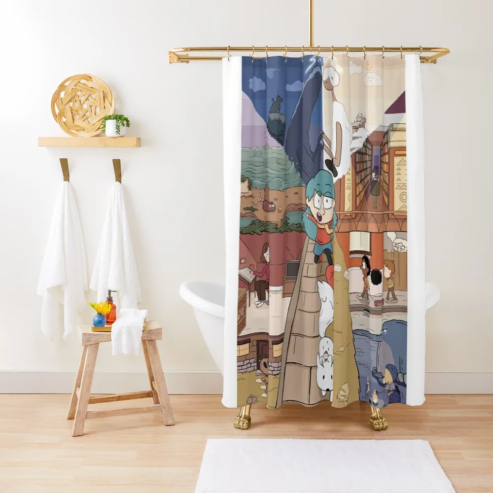 

Blue hair girl Shower Curtain Window Bathroom Decor Bathroom And Shower Products Curtain