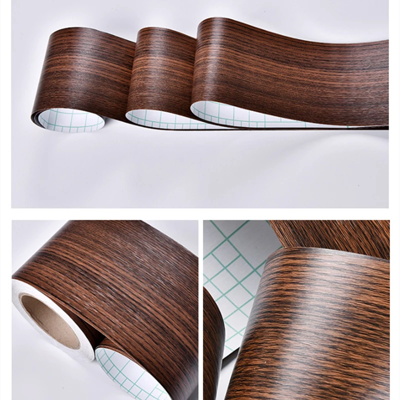 Self Adhesive Baseboard Sticker Kitchen Shower Curtain Floor Wall Border Wallpaper Waterproof Peel & Stick Home Decor 10/12/15cm Wall Stickers Self Adhesive Stickers Self Adhesive Wallpaper Kitchen Wall Sticker Adhesive Wallpaper
