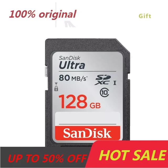 SanDisk Carte SD ultra 256 Go 128 Go 64 Go 32 Go 16 Go microSDHC UHS