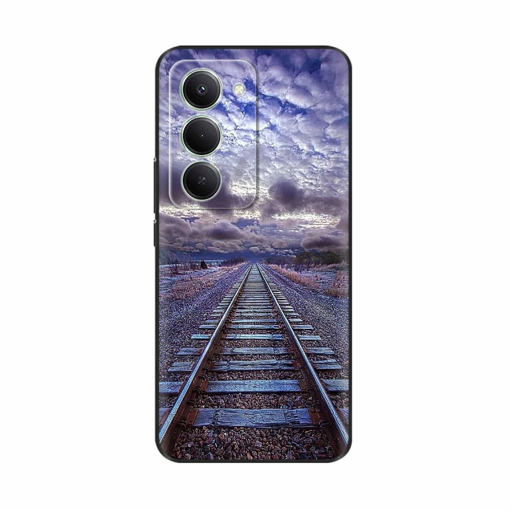 Cute Design Soft Silicone Phone Case - Stylish Painted Back Cover