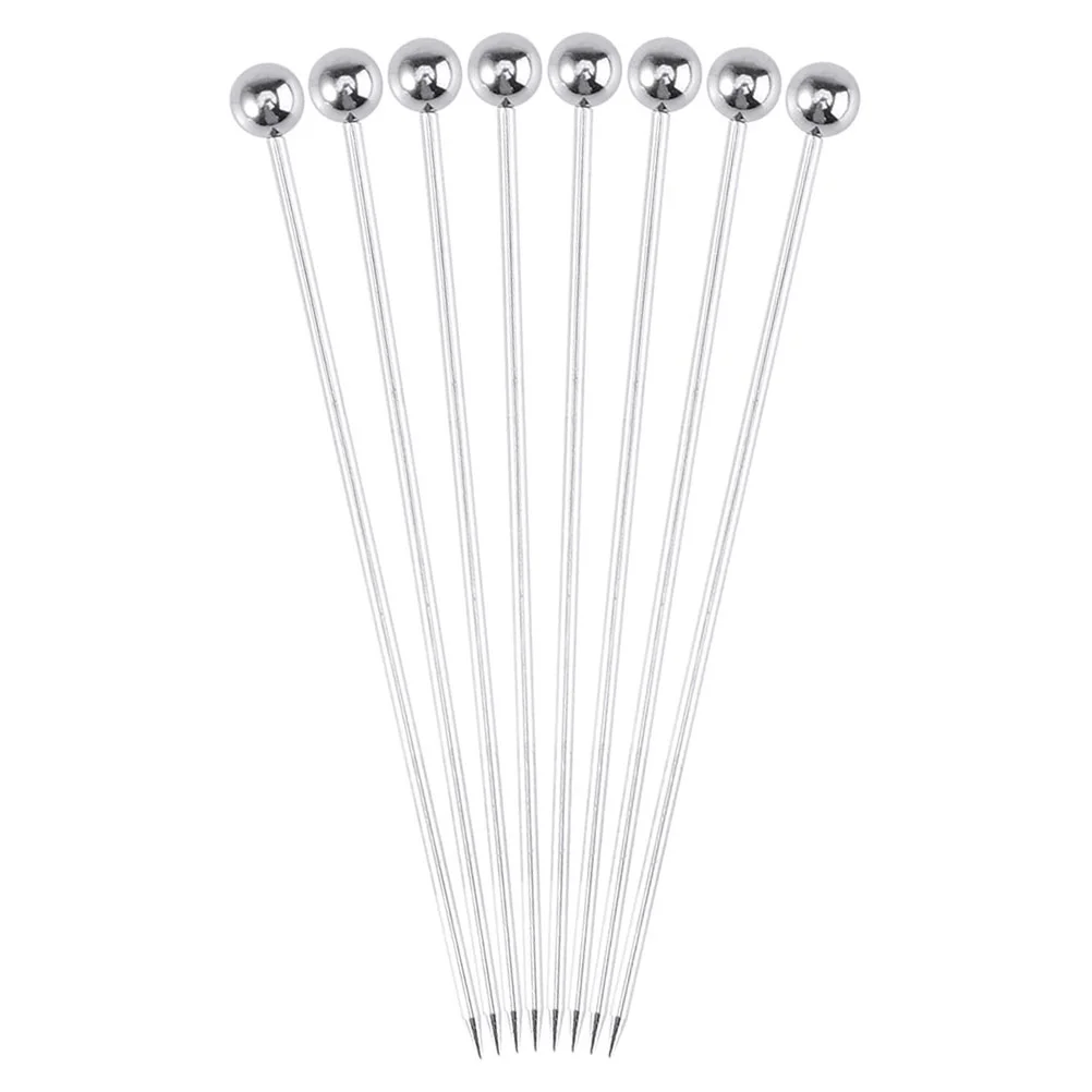 

Stainless Steel Cocktail Picks Practical Fruit Pick Useful Stirring Stick Party Supplies For Home Bar