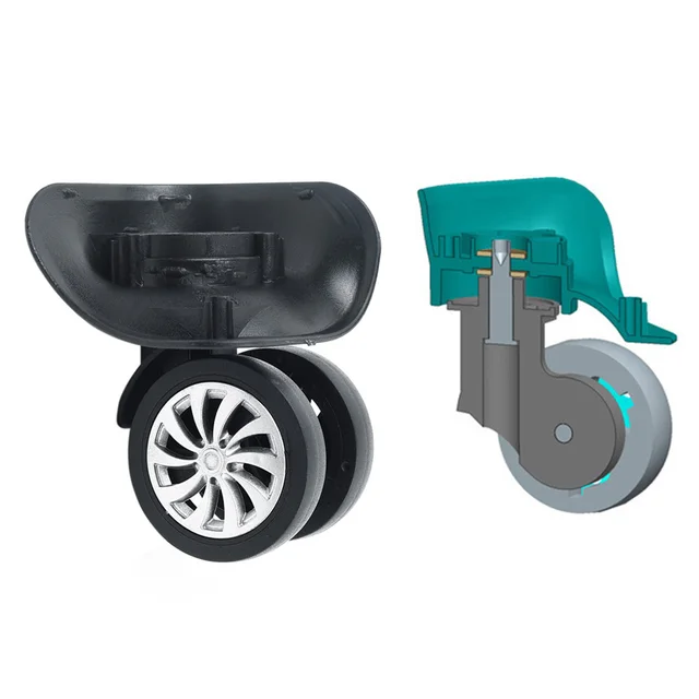 Ruote Valigia Todeco - 4 Pezzi Di Ricambio Non Universali - Foto 11