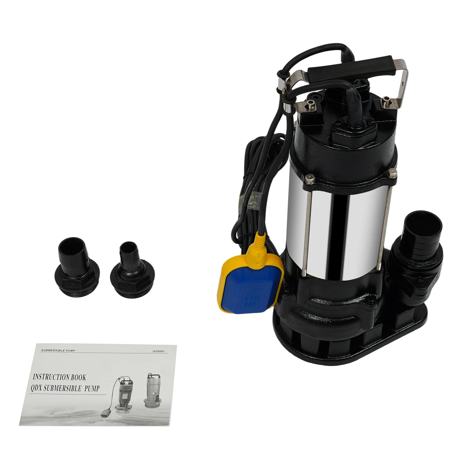 Tauch-Abwasserpumpe, 0,55 kW, 2 Zoll Auslass, elektrische Tauchpumpe mit Schwimmerschalter für Keller, Teich, septisches System – Detail 9