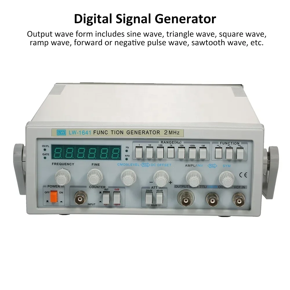 Multi-function LW-1645 Wave Digital Function Signal Generator 0.1Hz-15MHz Frequency LW-1641 Signal Generator 4