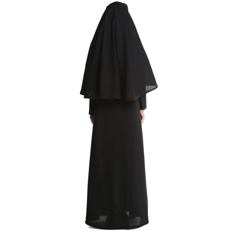The Nun Cosplay Costume Horror Films Cosplay Cross Ghost Halloween Costume The Conjuring Black Women Halloween Costume