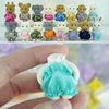 1/12 Forest Animal Reideer Small Baby Colorful Clothing Blue Cat Rabbit 8Pcs Miniature Dollhouse Model Pretend Play Kitchen Toy 5