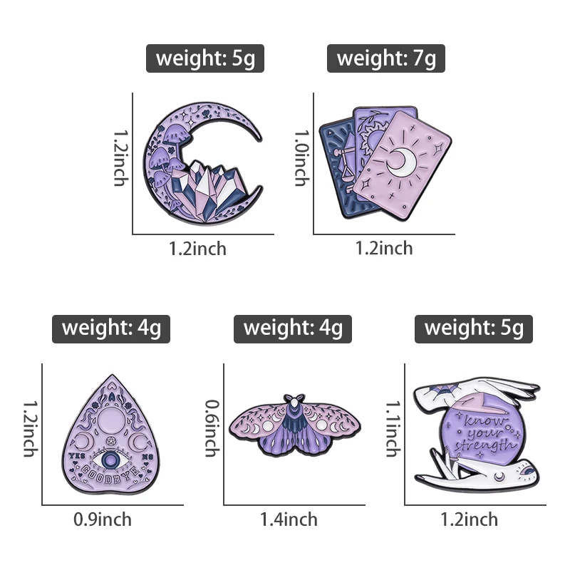 MAKE YOUR MAGIC ENAMEL PIN Moon Attic - Colours Shop