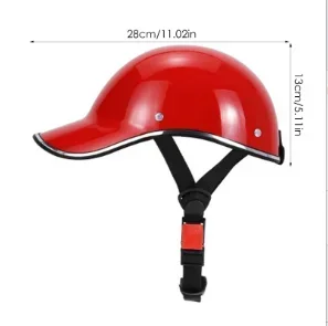 Cappellino baseball bicicletta universale caschi sicurezza estiva antivento esterno neutro - Foto 24 di 28