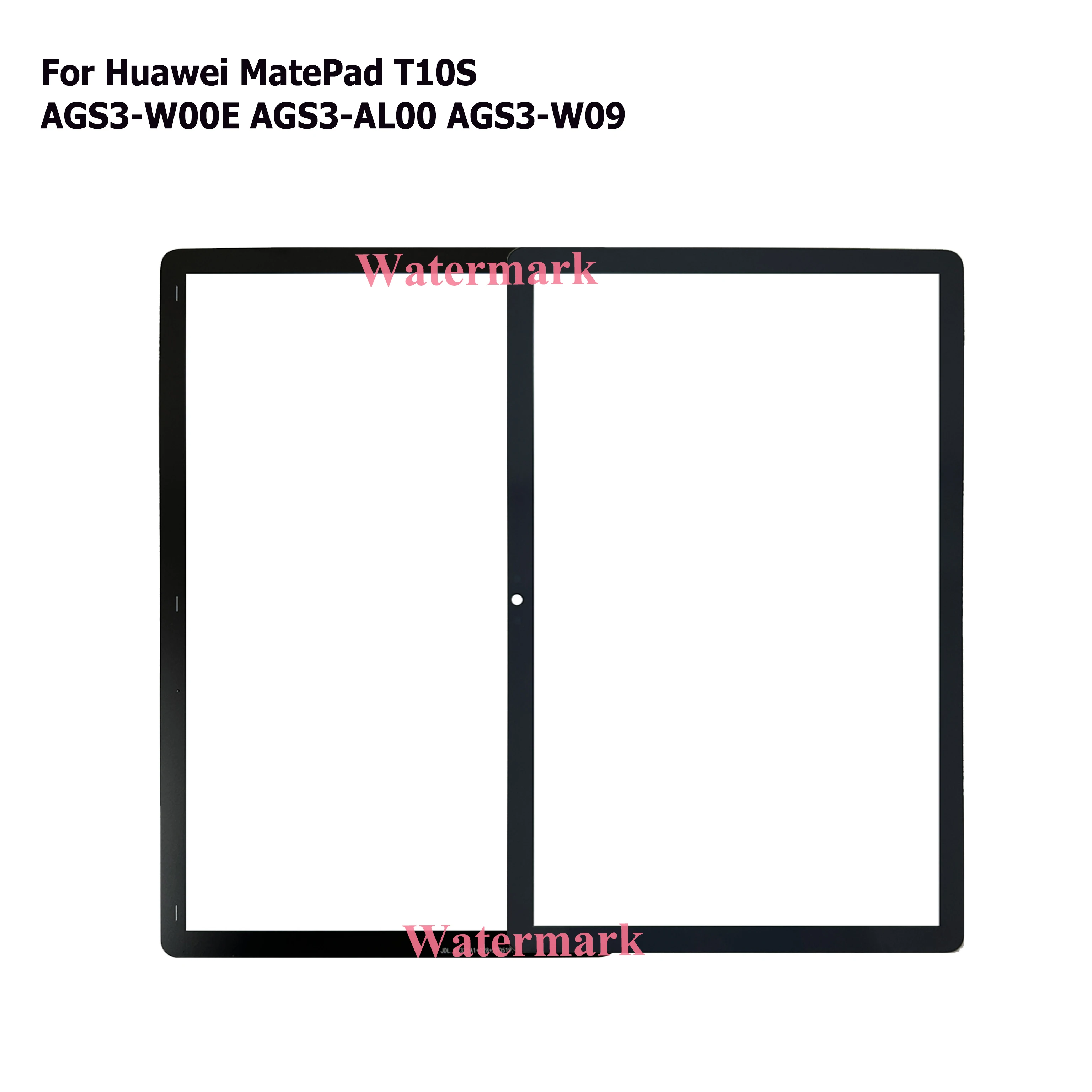 New LCD's Outer Glass Screen For Huawei Matepad T 10S T10S AGS3-L09 AGS3-W09 AGS3-W00E AGS3-AL00 With OCA Repair