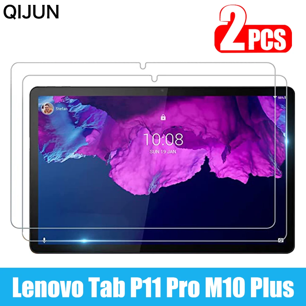 2ks temperované sklo obrazovka ochránce pro lenovo tab P11 pro gen 2 M10 FHD plus 3rd gen M9 M8 M7 legie Y700 xiaoxin blok 10.6