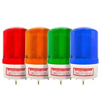 LTE-1101 LED 스트로브 신호 경고등, 경고 램프 표시등, 깜박이는 보안 경보, 12V, 24V, 220V