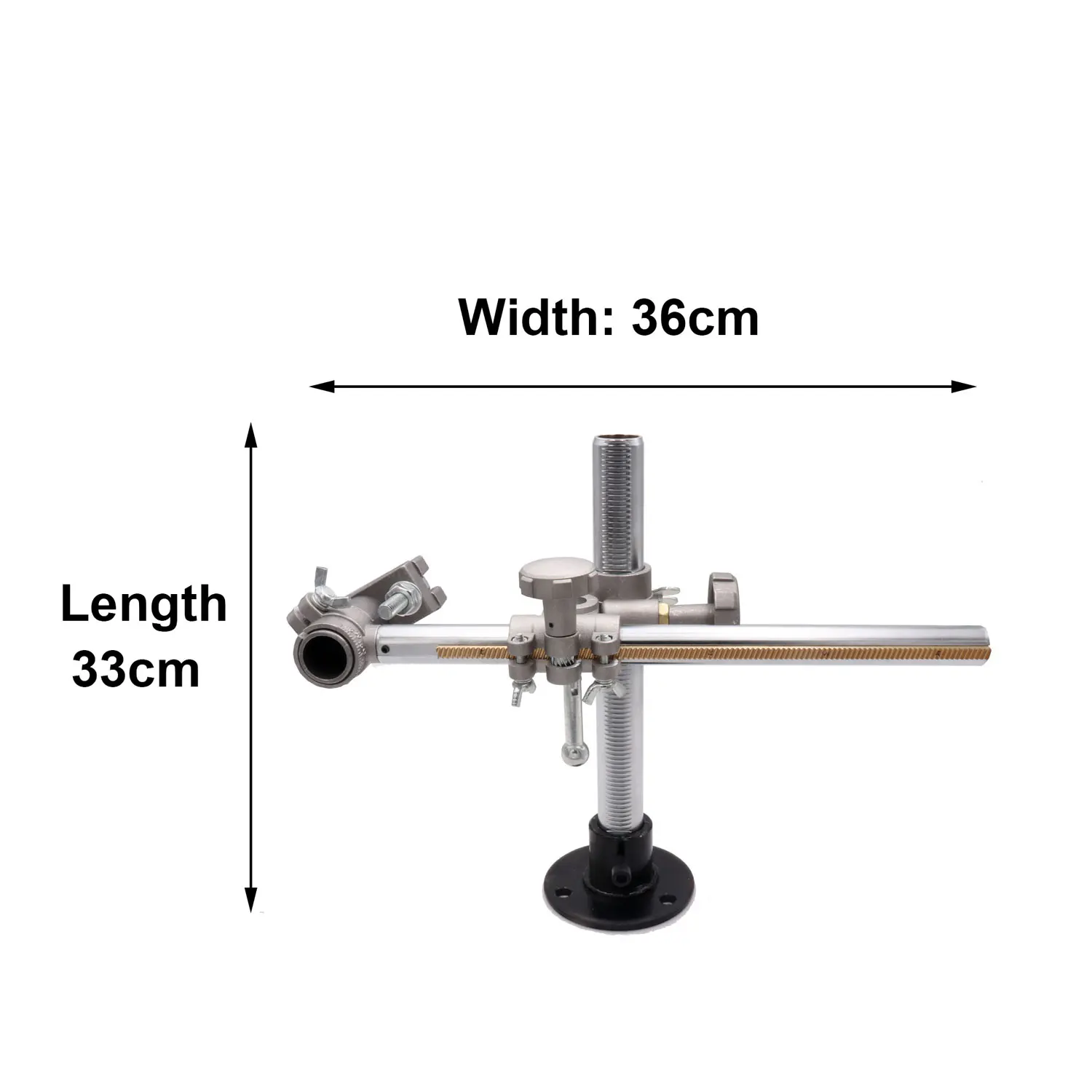 36×33cm Mini Welding Torch Holder MIG TIG Plasma Torch Gun Clamp Support Stand fit Welding Positioner Turntable