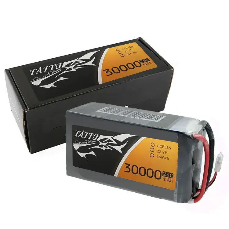 

TATTU ACE High Capacity 30000mah 6s 22.2v 25c Lithium battery for Agriculture sprayer dr one
