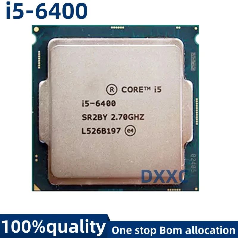 

Used For Intel Core i5-6400 i5 6400 2.7GHz 6M Cache Quad 65W CPU Processor SR2BY LGA1151 Original I5 6400