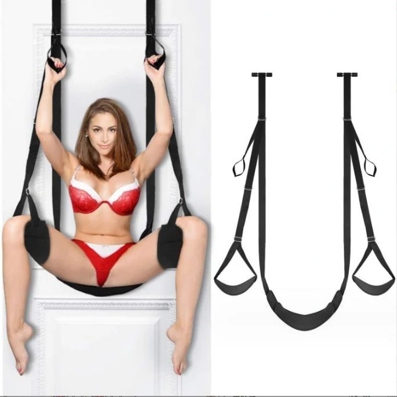 Adult Sex Products Female Slave Sex Carmen Swing Seat Cushion Door Swing Handcuffs Easy M Split Leg Strap