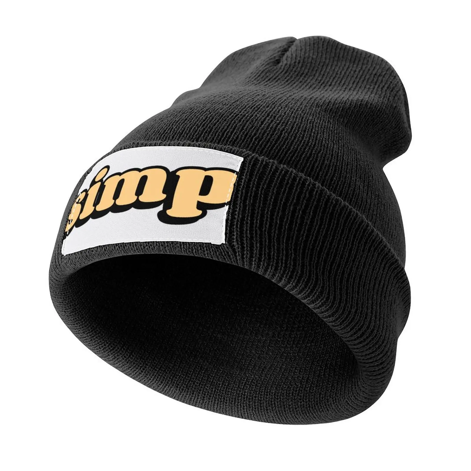 

Simp meme Knitted Cap Sunscreen Beach Big Size Hat Rave Men's Caps Women's