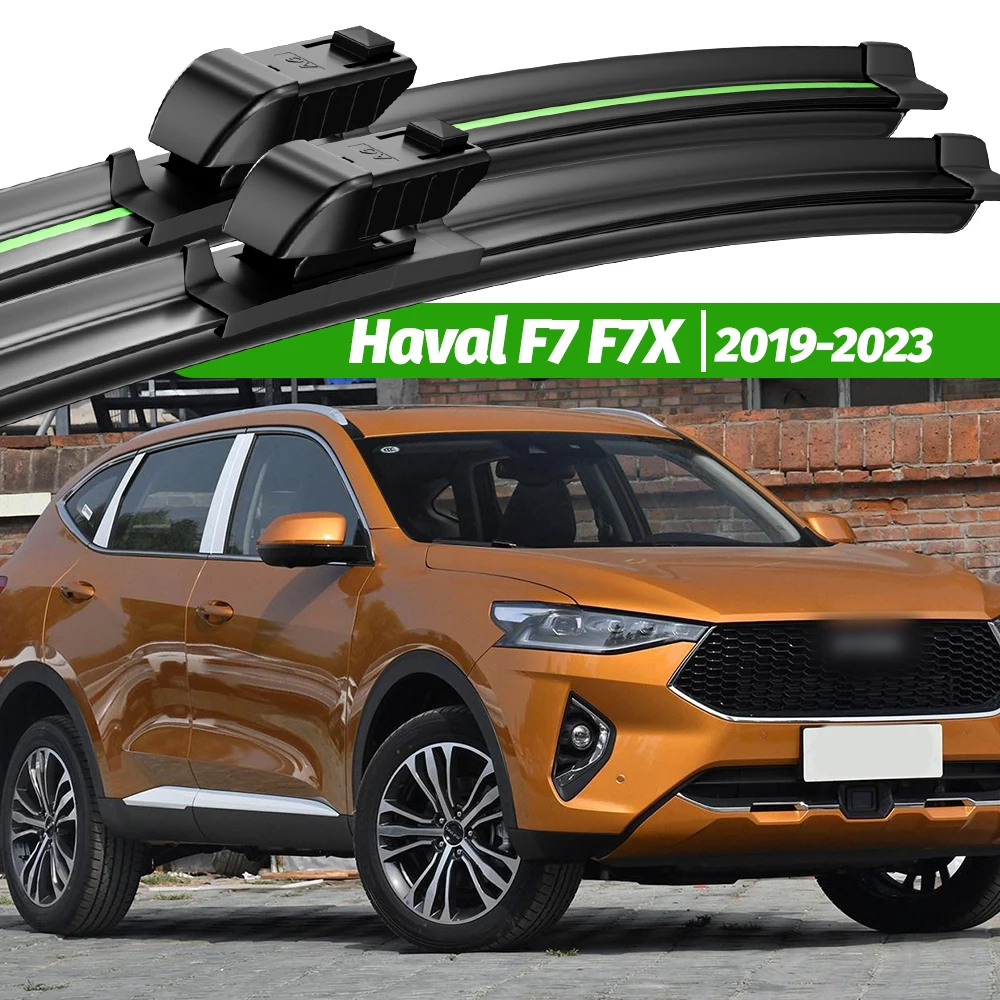 

For Great Wall Haval F7 F7X 2019-2023 2pcs Front Windshield Wiper Blades 2020 2021 2022 Windscreen Window Accessories