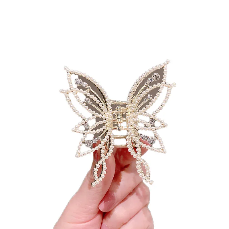 Fashion Metal openwork Hair Claw Butterfly Hair Clips for Women
