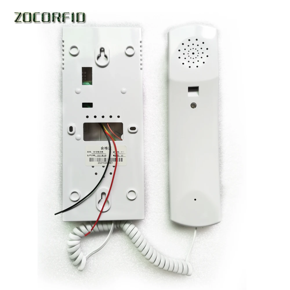 Top quality apartments intercom system home security audio door phone  indoor unit Phone Intercom Doorbell System - 3