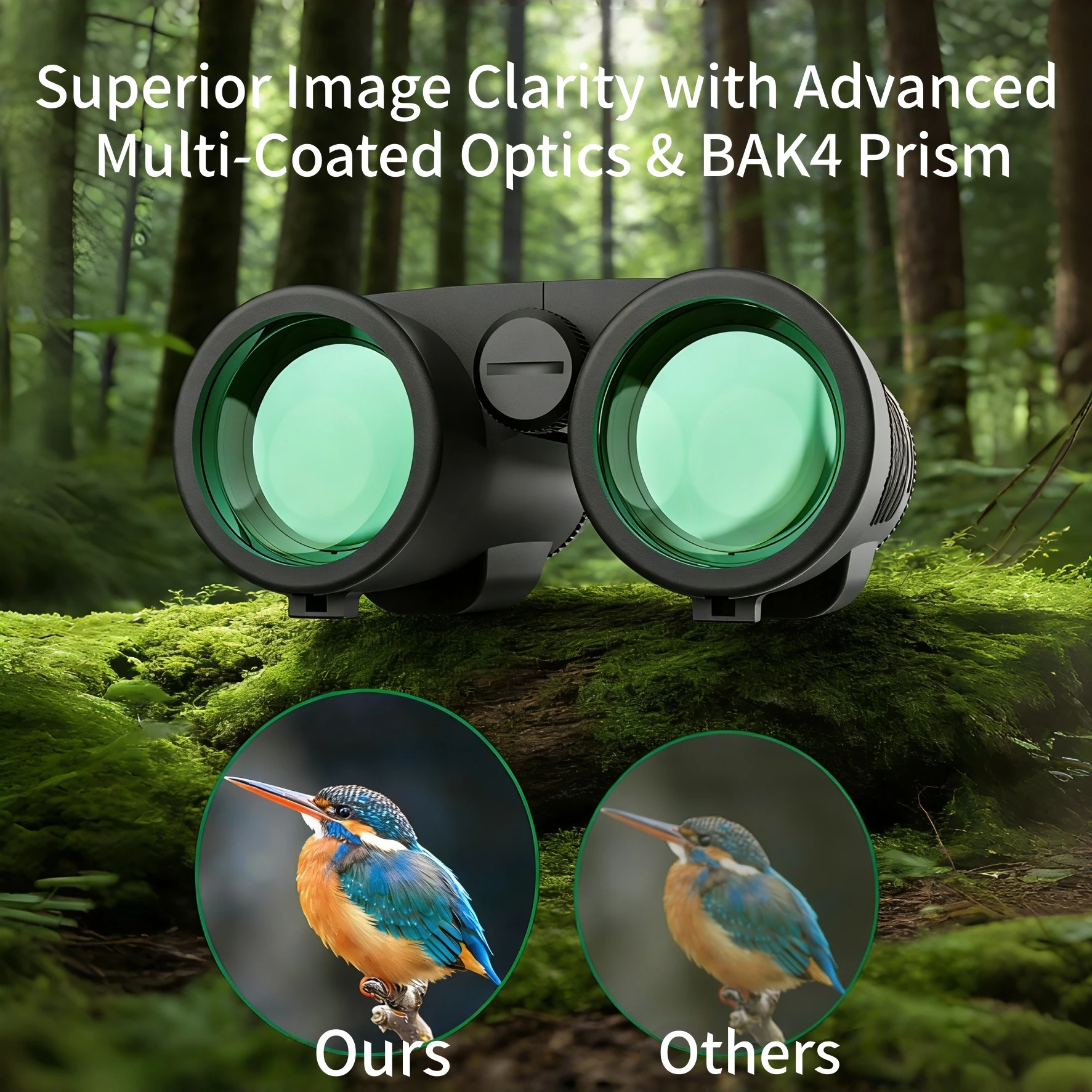 Gravoptics 1800M/2400M 사냥용 거리 측정기 레이저 10x42 HD IP65 방수 쌍안경(헌터/하이킹용)