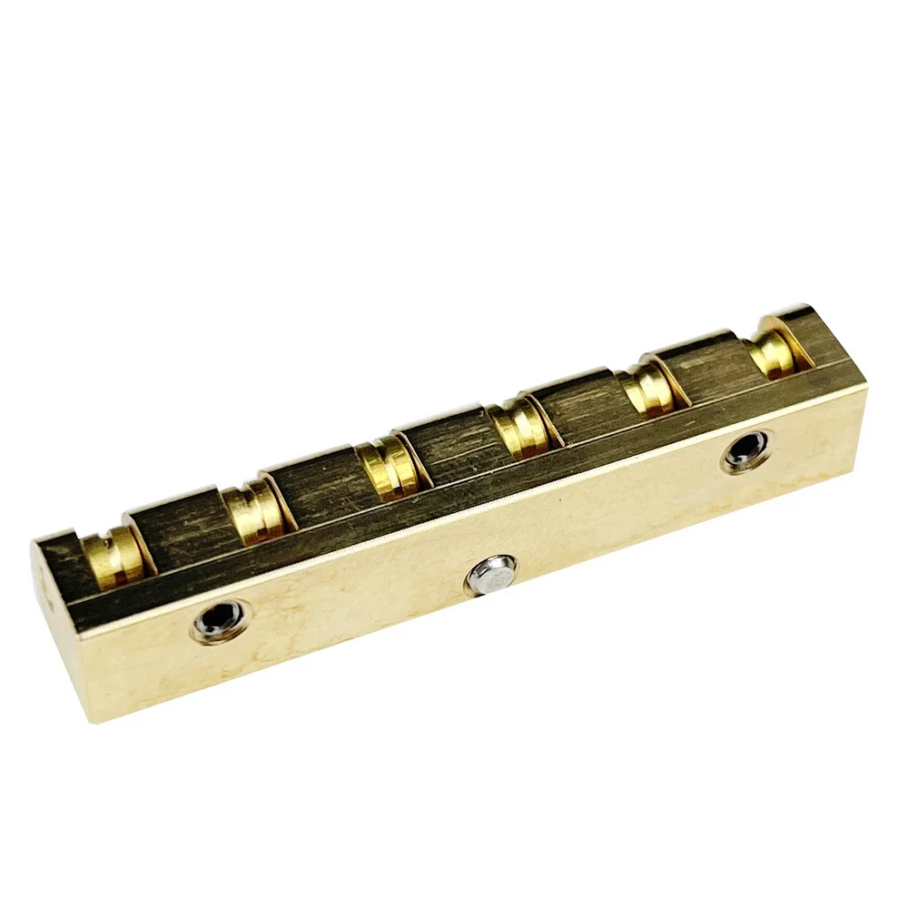 Description Picture 6 of item【Made in Japan】 Kaynes 43mm Height Adjustable Brass Roller Guitar Nut for Les Paul LP SG Style Electric or Acoustic Guitars