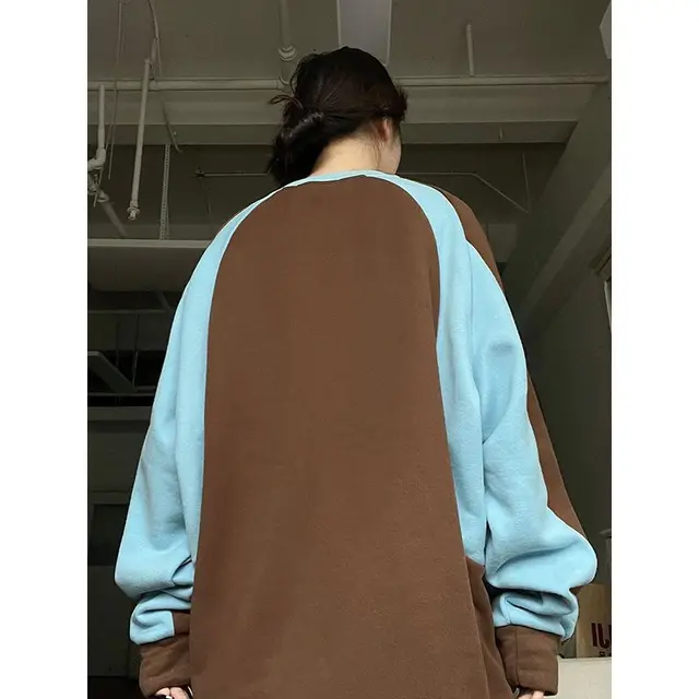 Y2K Women Vintage Korean Acubi Streetwear Aesthetic Tech Hoodies Harajuku Pullover Hippie Sweatshirt Grunge 2000s Tops Clothes 6