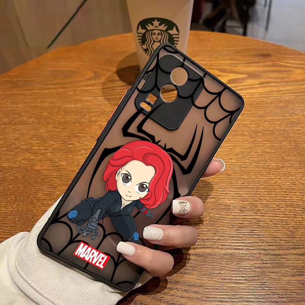 thumbnail image 1 of Funda mate para VIVO X90 X80 X70 5G X60 X50 X30 IQOO NEO 3 5 7 PRO PLUS X27 X23 X20 Funda Capa Los vengadores de Marvel Anime dibujos animados, 1 of 5