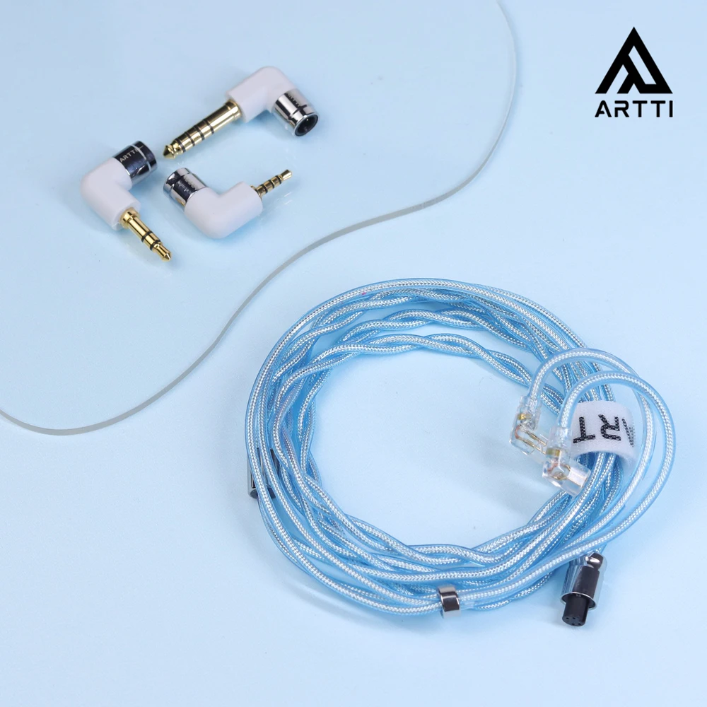 

ARTTI SPARK A6 Earphone Cable 2 Cores 244 Strands Silver-plated 7N OCC Copper 2.5+3.5+4.4mm 3in1 Metal Plug 2pin/MMCX Connector