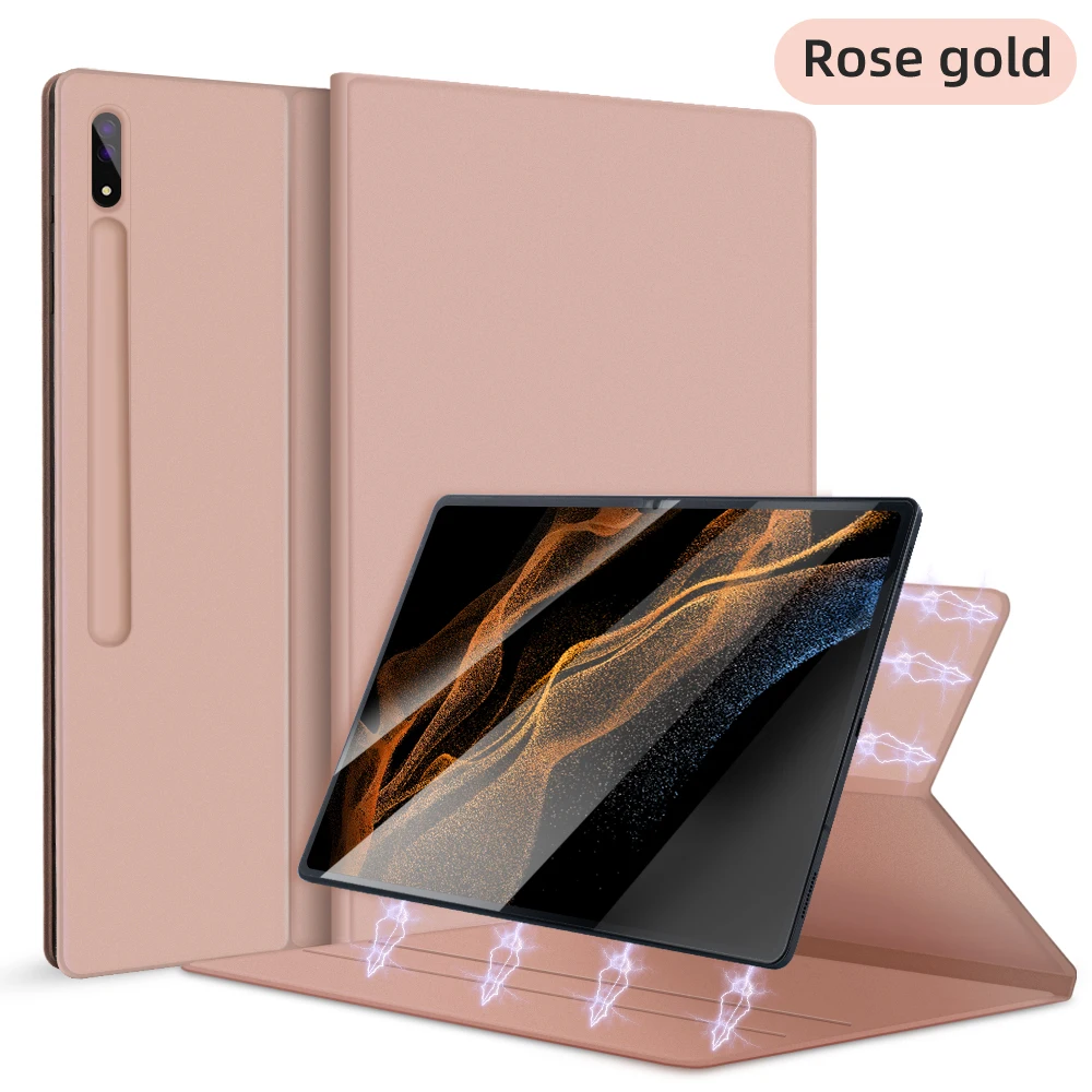 Enhanced Magnetic Tablet Case with Pen Holder and Premium Cover Design