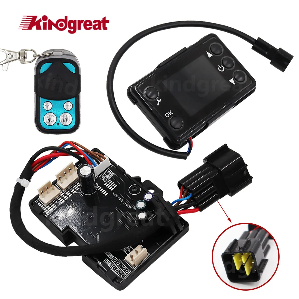 Télécommande Et écran LCD Pour Chauffage Parking Diesel 12V/24V - 8KW - Commutateur Universel
