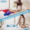 5 Pack Space Saver Bags,Vacuum Storage Bags, Sealer Clothes Storage, Compression for Comforters and Blankets Bedding Organizer 2