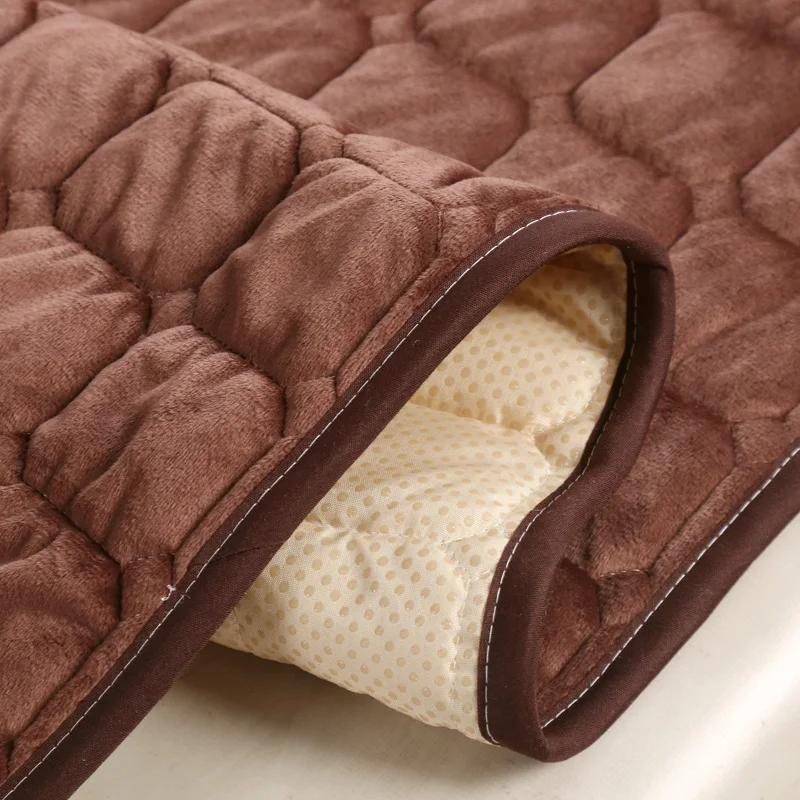 Thickened Crystal Velvet Bed Mattress for Beauty Salon, Barber Shop, Anti-slip, Massage SPA Bed Cover with/no Hole 6