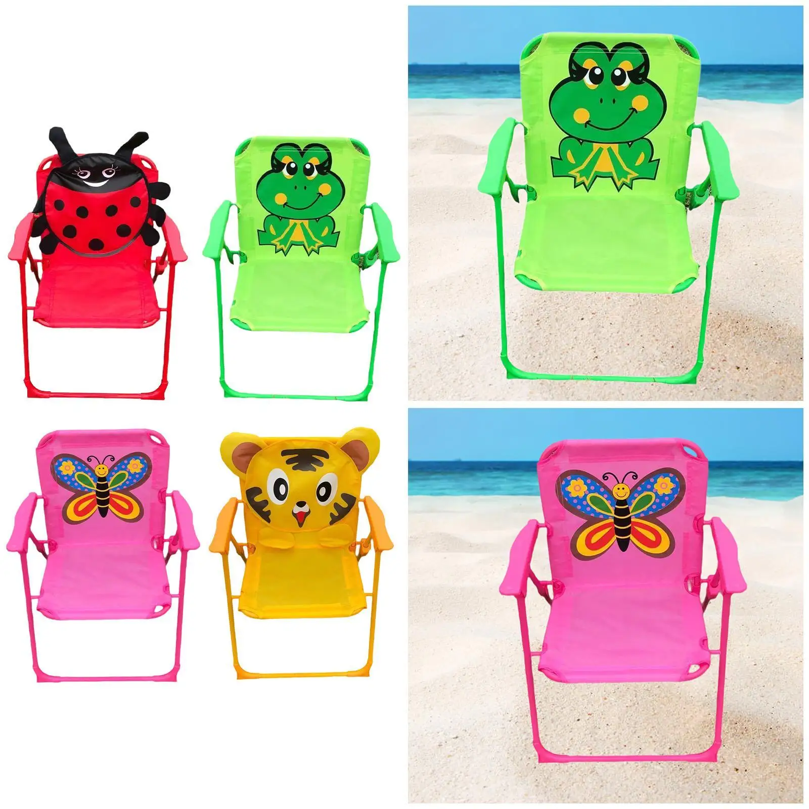 Kids Camping Folding Chair Heavy Duty Beach Chair for Barbecue Fishing Beach Kids Camping Folding Chair Heavy Duty Beach Chair for Barbecue Fishing Beach