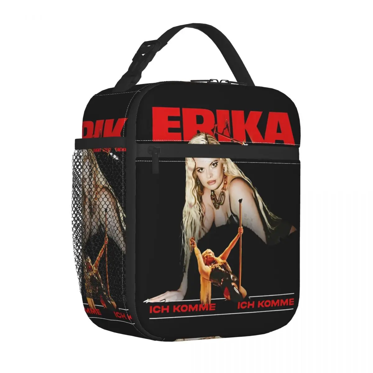 Erika Vikman Ich Komme Eurovision Finland Merch Insulated Lunch Bag For Office Food Box Reusable Cooler Thermal Lunch Boxes