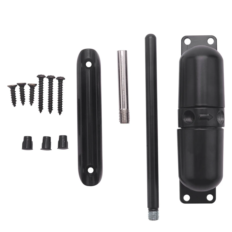 AB47-1 Set 20-70Kgs Black Adjustable Surface Mounted Spring Door Closer Automatic Door Closer Fire Rated Indo