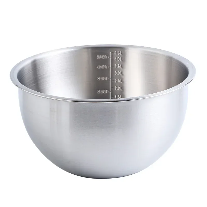304 Stainless Steel Mixing & Soup Bowls Set – 3 Sizes, Heat-Resistant 1